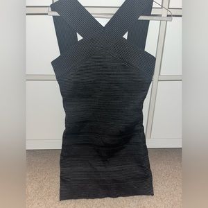 Black bodycon dress from Tobi.